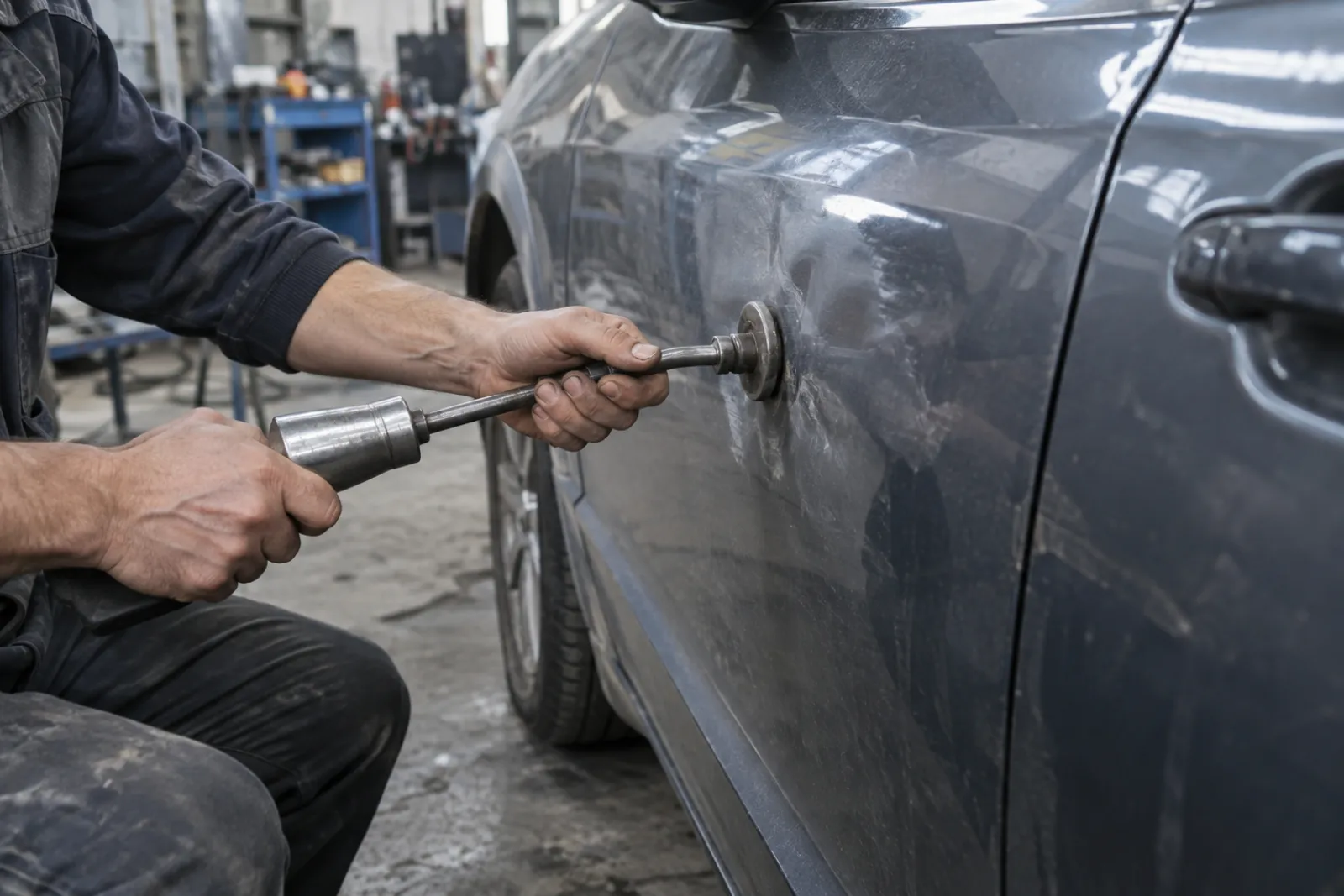 Kaporta panel düzeltme çalışması